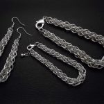 biżuteria chainmaille: bransoletki i kolczyki